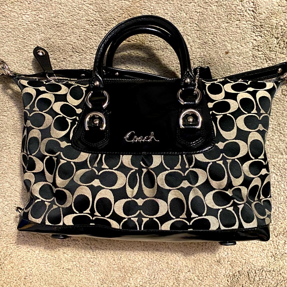 Authentic Pre Loved Coach Ashley Sabrina Satchel